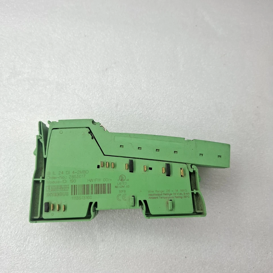 LOT OF 3 PCS PHOENIX CONTACT IB IL 24 DI 4-2MBD INTERBUS MODULE